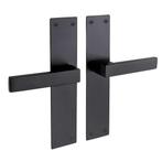 Nova op schild in zwart, Ophalen of Verzenden, Nieuw, Rvs, Klink of Kruk