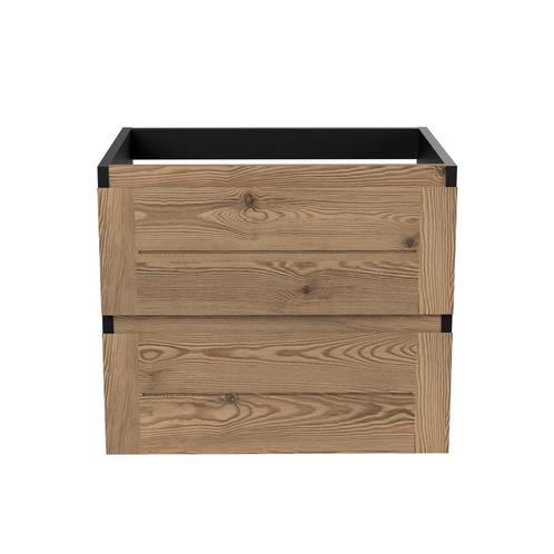 Onderkast Arcqua Nature 60 cm Eiken Mat Zwart, Doe-het-zelf en Verbouw, Sanitair, Bad, Nieuw, Ophalen of Verzenden