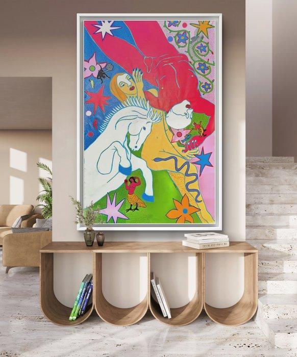 Miriam Chiera - TWO FREE SOULS. XXL, Antiek en Kunst, Kunst | Schilderijen | Modern