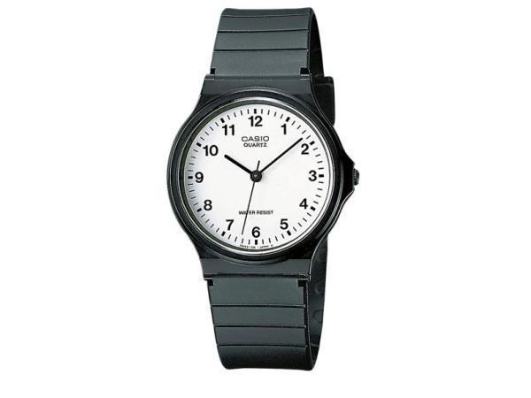Veiling - Casio Witte wijzerplaat analoog horloge met zwarte, Sieraden, Tassen en Uiterlijk, Horloges | Dames