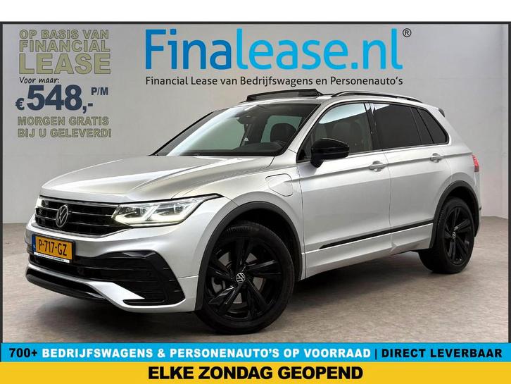 Volkswagen Tiguan 1.4 TSI eHybrid 245PK R-Line Black Style, Auto's, Volkswagen, Lease, Automaat, SUV of Terreinwagen, Hybride Elektrisch/Benzine