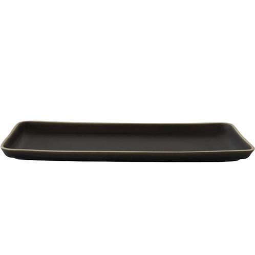 Borden | ATLAS | Keramiek | Zwart | 2 Stuks | 370x145mm, Zakelijke goederen, Horeca | Keukenapparatuur, Nieuw in verpakking, Verzenden