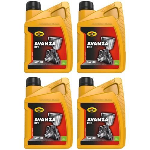 Kroon Olie Aanbieding: 4 X Avanza Rpc 5W30 1L, Auto diversen, Onderhoudsmiddelen, Verzenden