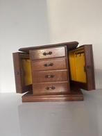 Sieradendoos - Hout - Juwelenkist uit de 20e eeuw., Antiek en Kunst, Curiosa en Brocante