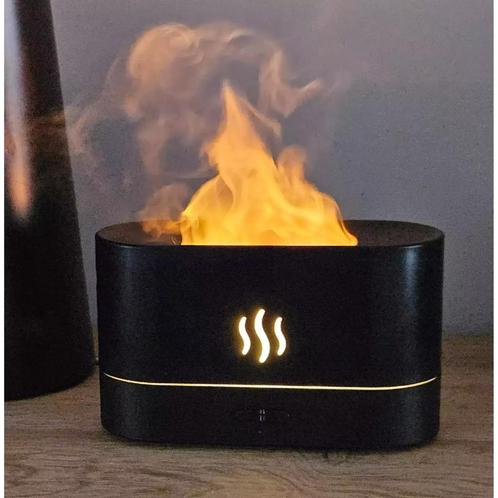 Benson LED luchtbevochtiger - Flame effect - 180 ml - USB..., Sieraden, Tassen en Uiterlijk, Uiterlijk | Parfum, Nieuw, Ophalen of Verzenden