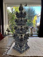 Vaas - Aardewerk - Tulpenvaas - Delft Blauw, Antiek en Kunst