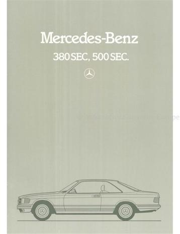 1982 MERCEDES BENZ S KLASSE COUPE BROCHURE NEDERLANDS beschikbaar voor biedingen