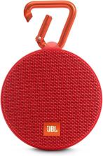 JBL Clip 2 Portable Speaker - Rood, Verzenden, Zo goed als nieuw