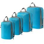 Compressie Packing Cubes - Blauw - 4 stuks - Compression, Verzenden, Nieuw