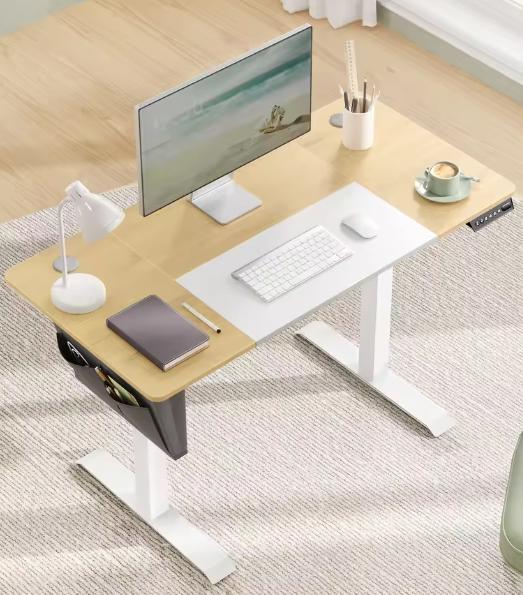 Zit-Sta Bureau 120 cm Elektrisch – Met Geheugen en Organizer, Huis en Inrichting, Bureaus, Nieuw, Verzenden