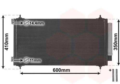 LUCHTCONDENSATOR VOOR CITROEN C8 EA/EB 2002-2014, Auto-onderdelen, Airco en Verwarming, Nieuw, Ophalen of Verzenden