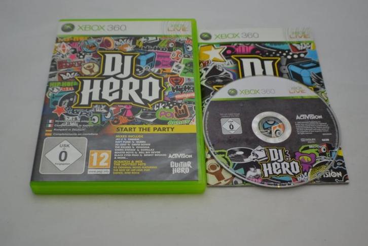 Dj Hero (360 IB), Spelcomputers en Games, Games | Xbox 360, Zo goed als nieuw, Verzenden