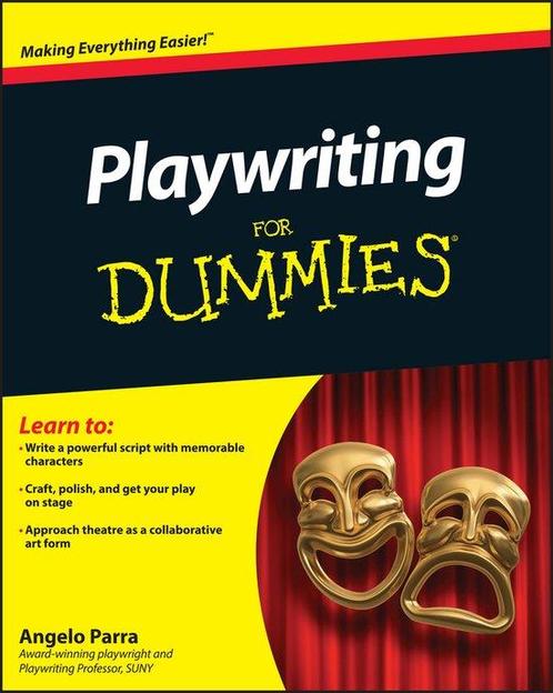 9781118017227 Playwriting For Dummies Angelo Parra, Boeken, Studieboeken en Cursussen, Nieuw, Verzenden