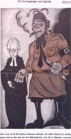 Spotprent over de rechtzaak van de Rijksdagbrand (Lithos), Antiek en Kunst, Verzenden