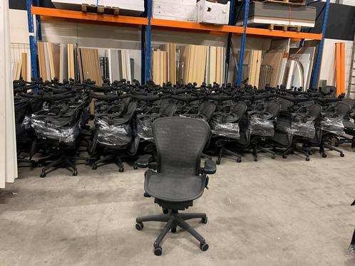 Herman Miller Aeron tuxedo pellicle netweave - Full Option!, Huis en Inrichting, Bureaustoelen, Bureaustoel, Zwart, Zo goed als nieuw