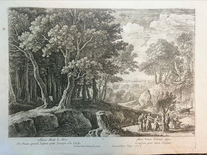 Herman van Swanevelt (1603–1655) - Adonis laisse de Mira –, Antiek en Kunst, Antiek | Overige Antiek