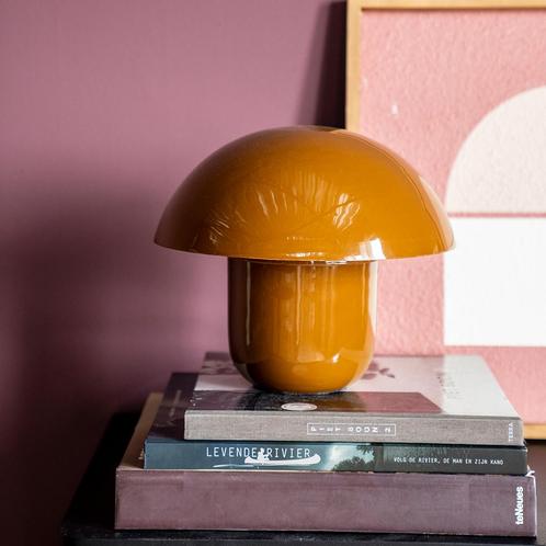 *WOONWINKEL* By-Boo Toad Mushroom Tafellamp Mosterd, Huis en Inrichting, Lampen | Tafellampen, Nieuw, Verzenden