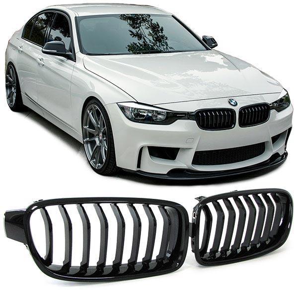 Grill Nieren BMW 3 Serie F30/F31 Zwart Glans, Auto-onderdelen, Overige Auto-onderdelen, Ophalen of Verzenden