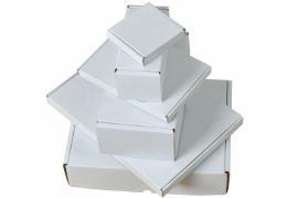 postdoos/verzenddoos wit | 280x220x80mm GEEN VRACHTKOSTEN!, Zakelijke goederen, Partijgoederen en Retail | Verpakking en Verzending