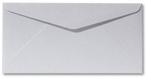Envelop 9 x 22 cm Metallic Platinum, Hobby en Vrije tijd, Nieuw, Verzenden