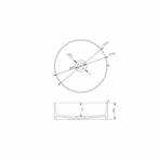 Opbouwwastafel Ideavit Solidthin 40x40x12.5 cm Solid Surface, Doe-het-zelf en Verbouw, Sanitair, Ophalen of Verzenden, Nieuw