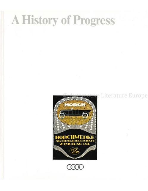 AUDI, A HISTORY OF PROGRESS, Boeken, Auto's | Boeken, Audi