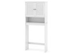 Coast Toiletkast met 2 Deuren - 66 x 25,5 x 157 cm - Wit -, Verzenden, Nieuw