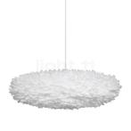 Umage Eos Esther Hanglamp, lampenkap wit/kabel wit - 75 cm, Huis en Inrichting, Lampen | Hanglampen, Verzenden, Nieuw