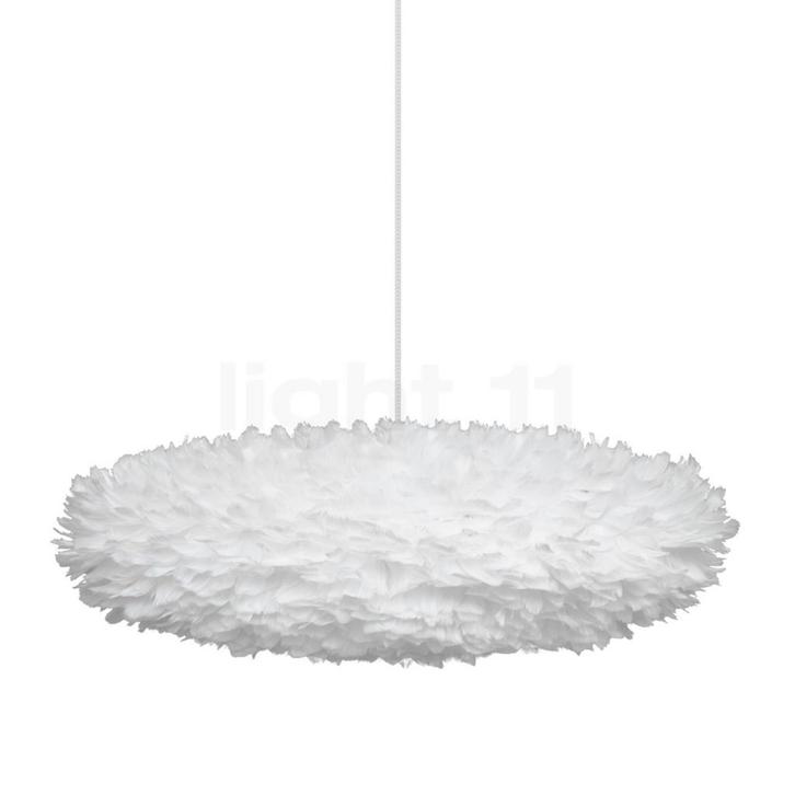 Umage Eos Esther Hanglamp, lampenkap wit/kabel wit - 75 cm, Huis en Inrichting, Lampen | Hanglampen, Nieuw, Verzenden