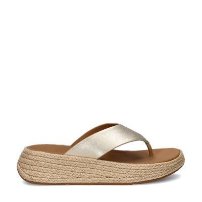 Fitflop F-mode Espadrille slippers voor dames in het Goud, Kleding | Dames, Schoenen, Slippers, Overige kleuren, Nieuw, Verzenden
