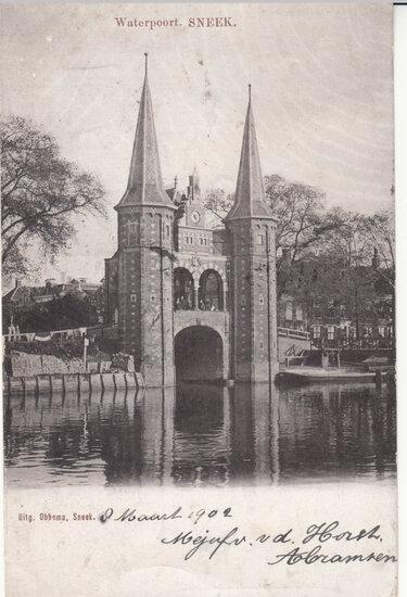SNEEK - Waterpoort, Verzamelen, Ansichtkaarten | Nederland, Verzenden