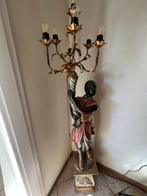 Staande lamp - Keramiek, Hout - Veneziaanse Moro-lamp, Antiek en Kunst