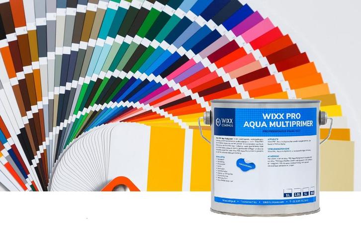 Wixx PRO Aqua Multiprimer Mengkleur 5L, Doe-het-zelf en Verbouw, Verf, Beits en Lak, Verf, Overige kleuren, Nieuw, Minder dan 5 liter