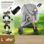 LOVPET® Hondenbuggy 2in1 Huisdieren Wandelwagen Buggy met Tr, Verzenden, Nieuw