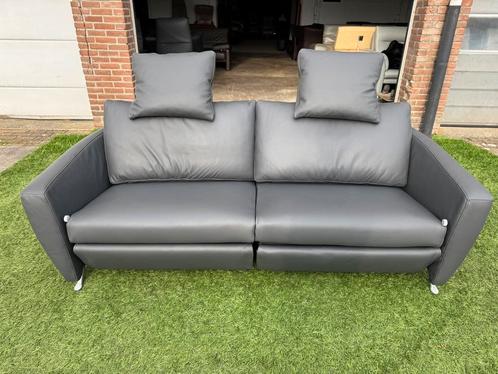 FSM Sesam bank design bankstel grijs leer 2,5 zetel De Sede, Huis en Inrichting, Banken | Bankstellen, Zo goed als nieuw, Hout