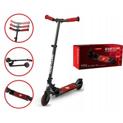 Honeycomb Led Scooter Rood, Fietsen en Brommers, Steps, Nieuw, Verzenden