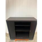 (MDK-107310) Robberechts roldeurkast – zwart – 120x43x10, Huis en Inrichting, Kasten | Roldeurkasten en Archiefkasten, Ophalen of Verzenden