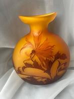 Emile Gallé - Vaas - Glas - Vaas ondertekend Gallé in glas, Antiek en Kunst, Antiek | Glas en Kristal