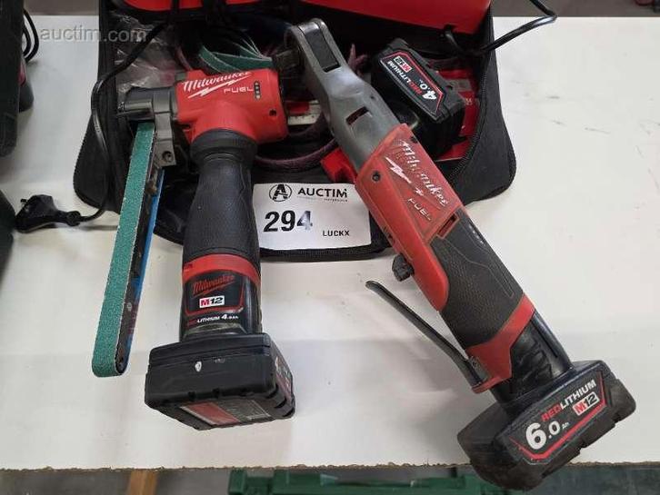 Diverse accu gereedschappen (2x) Milwaukee, Zakelijke goederen, Machines en Bouw | Metaalbewerking, Ophalen