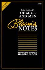 Blooms Notes: John Steinbecks Of Mice and Men by Harold, Boeken, Gelezen, Verzenden