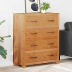 vidaXL Kast met lade met opslag Bruin Bewerkt hout, Verzenden, Nieuw