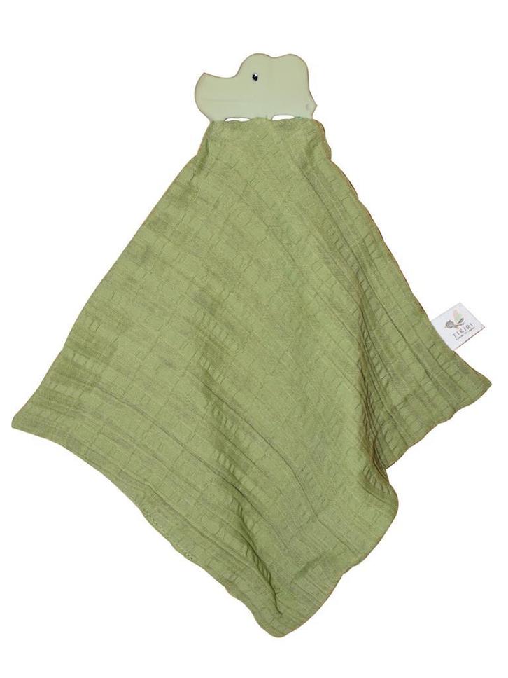 Tikiri knuffeldoekje krokodil met b van €7,99 voor €5,59, Kinderen en Baby's, Speelgoed | Overig, Ophalen of Verzenden