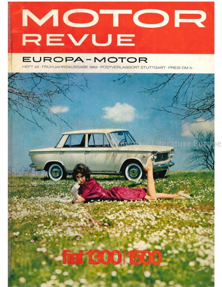 1963 MOTOR REVUE MAGAZINE 45 DUITS, Boeken, Auto's | Folders en Tijdschriften