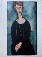 Modigliani Amedeo (1884 - 1920) After - Portrait de dame