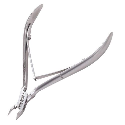 Tweezerman  Stainless Steel Nagelriemknipper 1/2 Jaw, Sieraden, Tassen en Uiterlijk, Uiterlijk | Haarverzorging, Nieuw, Verzenden