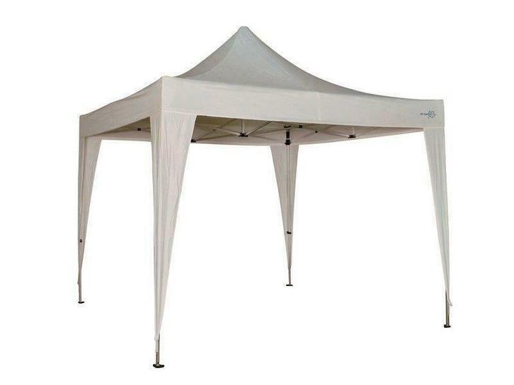 Bo Camp partytent opvouwbaar 3 x 3 mtr. Lichtgrijs, Tuin en Terras, Partytenten, Minder dan 4 meter, Minder dan 5 meter, Opvouwbaar