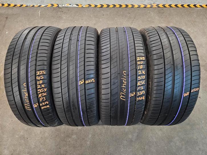225/45/18 245/40/18 RSC.MOE MICHELIN ZOMERBANDEN 5,9/6,5MM, Auto-onderdelen, Banden en Velgen, 18 inch, Erkend duurzaam, Zomerbanden
