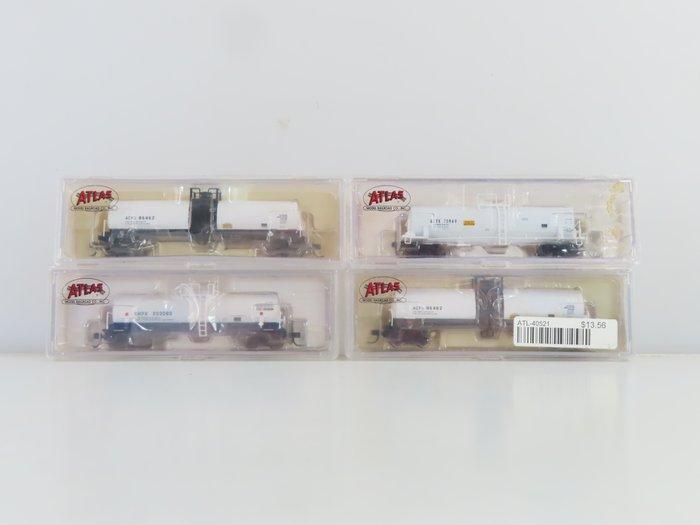 Atlas N - 34902/34951/40521 - Modeltrein goederenwagonset, Hobby en Vrije tijd, Modeltreinen | N-Spoor