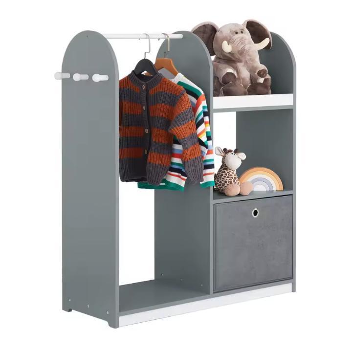 Kindergarderobe met Kledingstang, 3 Haken en Opbergdoos, Kinderen en Baby's, Kinderkamer | Overige Meubels, Nieuw, Verzenden
