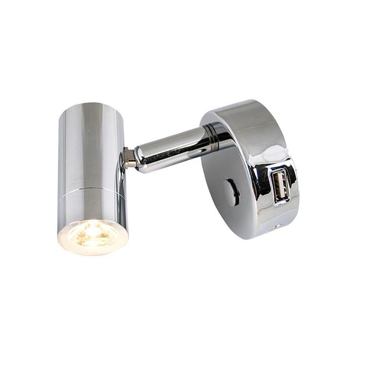 Batsystem LED leeslamp met USB aansluiting 12V 3 Watt, Watersport en Boten, Bootonderdelen, Nieuw, Ophalen of Verzenden